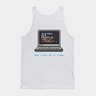 One Line At A Time Tank Top